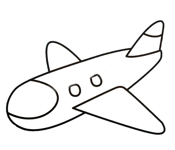 怎样画飞机简笔画图片