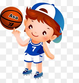 打篮球的小男孩简笔画 打篮球的小男孩简笔画图片