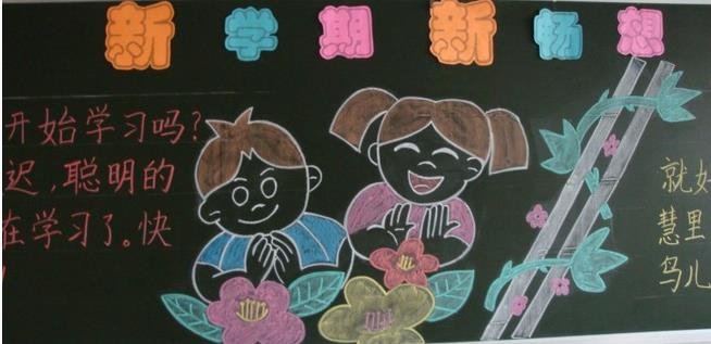 幼儿园黑板报图片简单又漂亮 幼儿园黑板报图片简单又漂亮欢迎小朋友