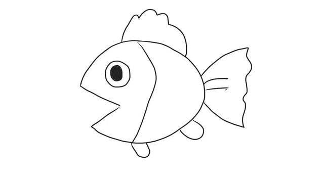 小鱼儿怎么画 各种各样的小鱼儿怎么画