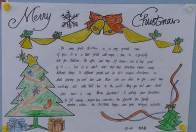圣诞节的英语手抄报 做一张关于圣诞节的英语手抄报