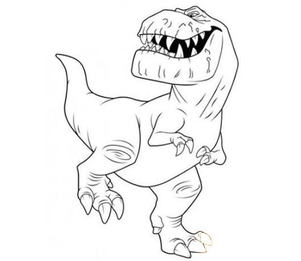 100种恐龙画画简单霸气图片