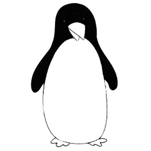 小企鹅图片简笔画 小企鹅图片简笔画教学