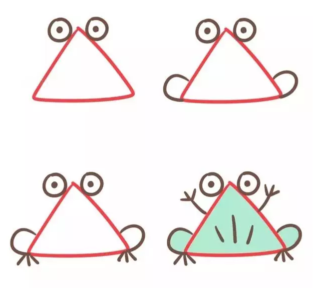 三角形图片简笔画 三角形图片简笔画幼儿园
