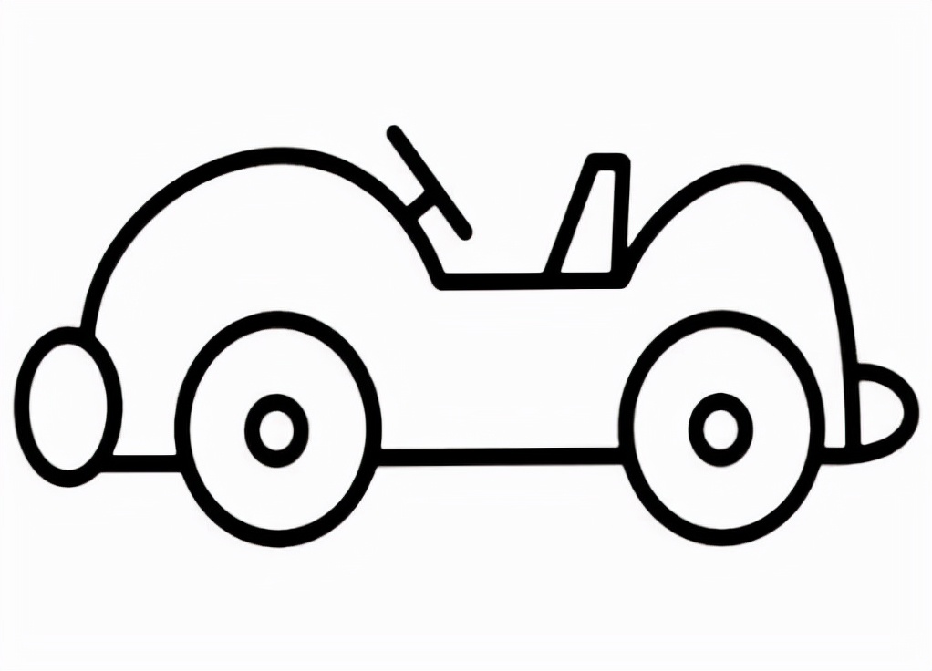 简笔画小汽车的画法 怎么画小汽车简单又好看
