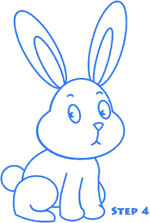 卡通最萌小兔子简笔画 卡通最萌小兔子简笔画彩色